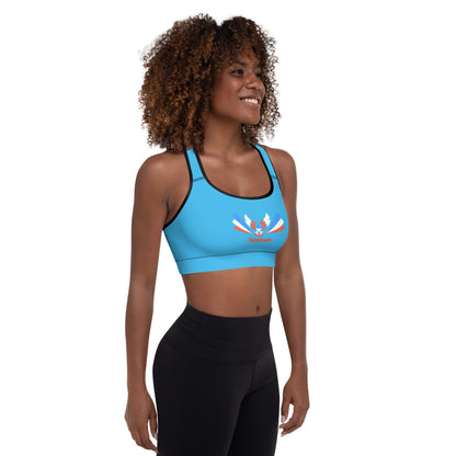 ET80 Padded Blue Sports Bra