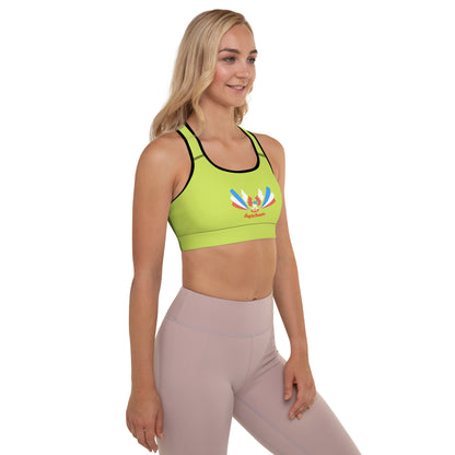 ET80 Padded Green Sports Bra