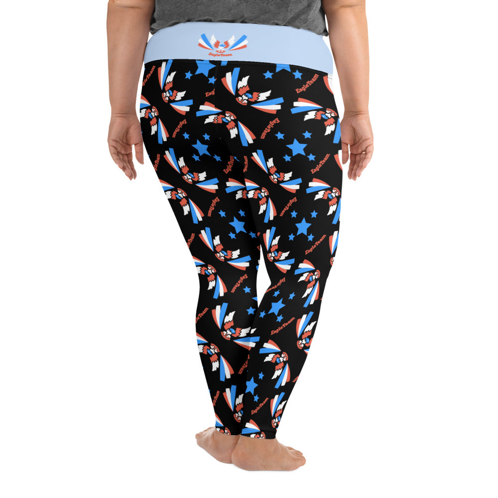  Plus Size All-Over Print Leggings 