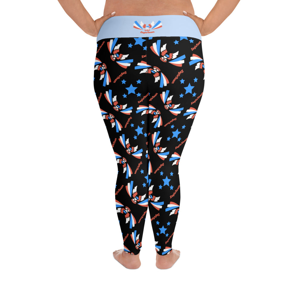  Plus Size All-Over Print Leggings 