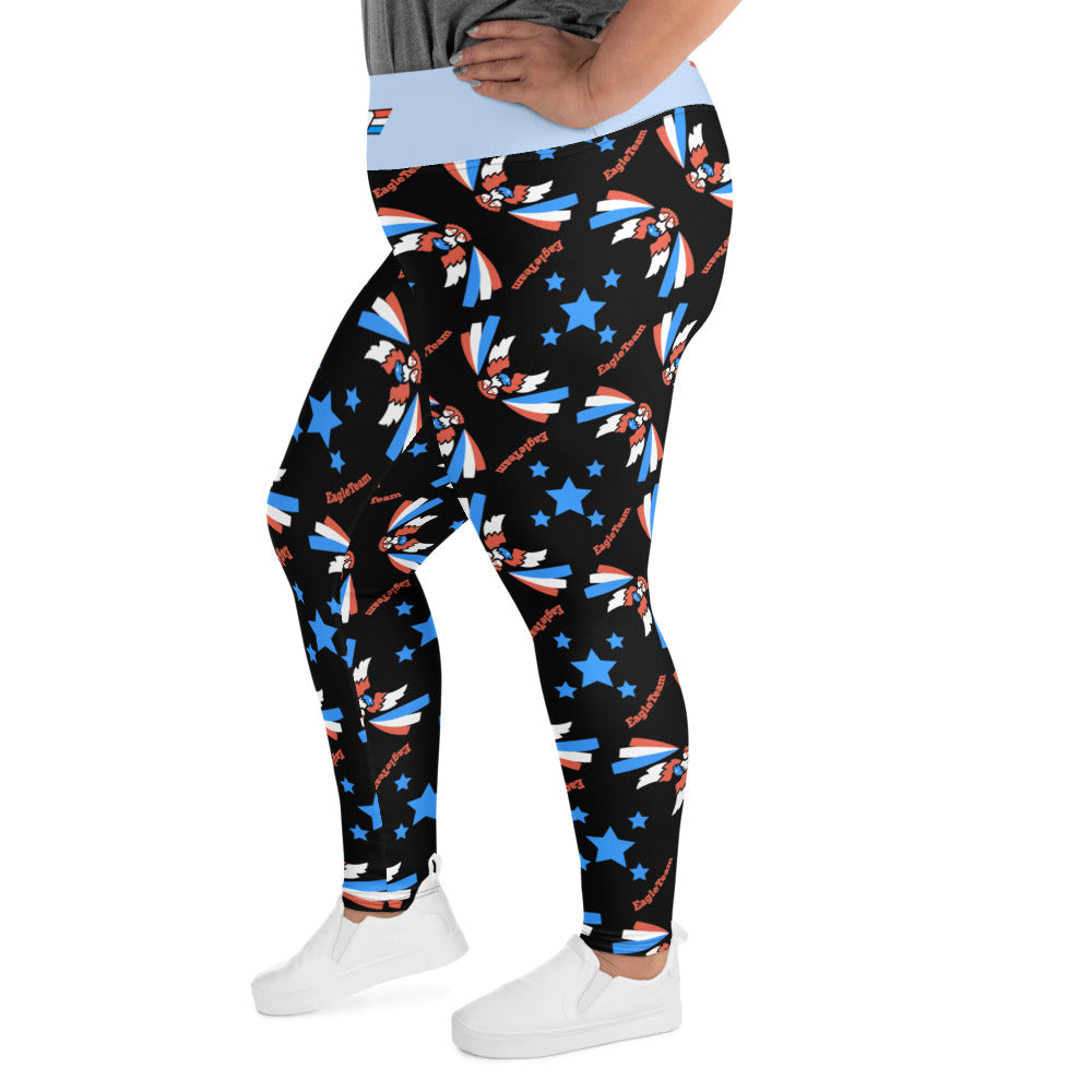  Plus Size All-Over Print Leggings 