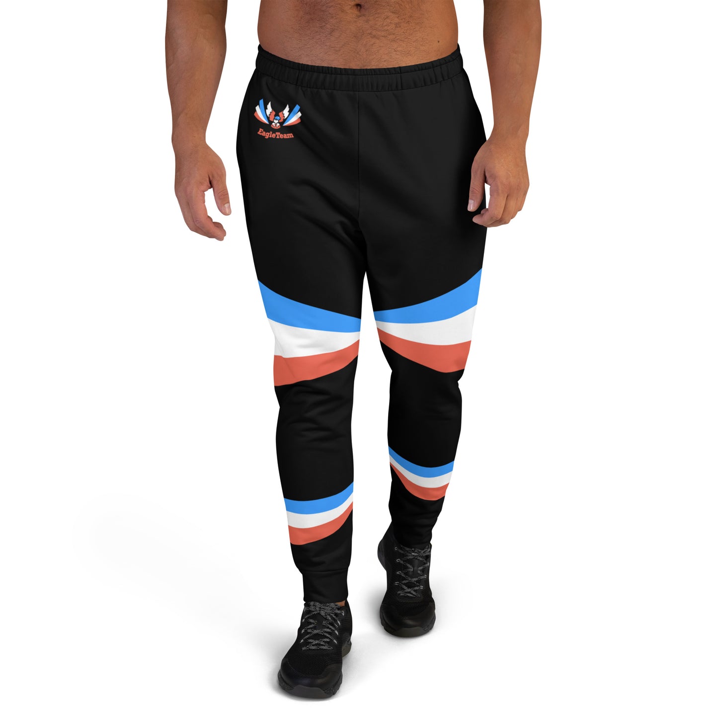 ET80 Black/Blue Stripe Men's Joggers