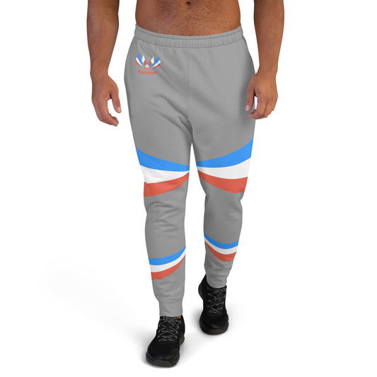 ET80 Grey/Blue Stripe Men's Joggers