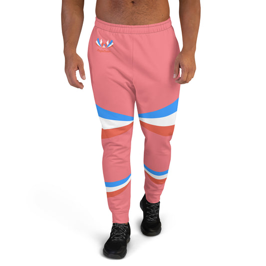 ET80 Pink/Blue Stripe Men's Joggers