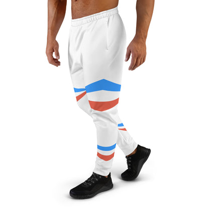 ET80 White/Blue Stripe Men's Joggers