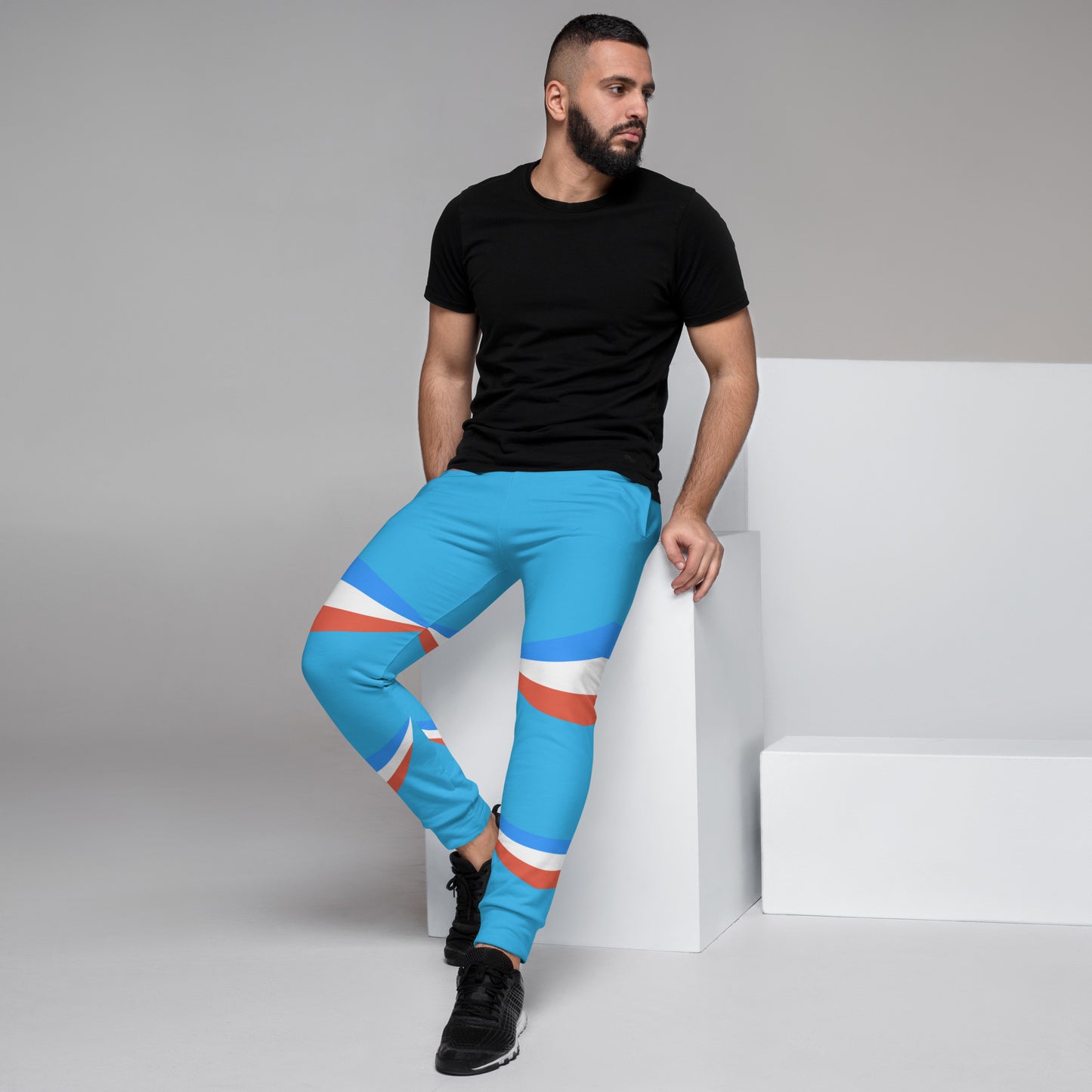 ET80 Dark Blue/Blue Stripe Men's Joggers