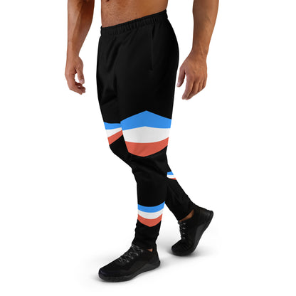 ET80 Black/Blue Stripe Men's Joggers