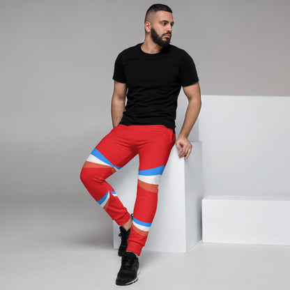 ET80 Red/Blue Stripe Men's Joggers