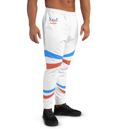 ET80 White/Blue Stripe Men's Joggers