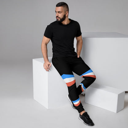 ET80 Black/Blue Stripe Men's Joggers