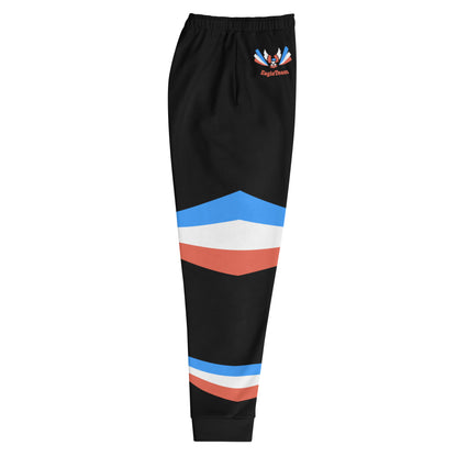 ET80 Black/Blue Stripe Men's Joggers