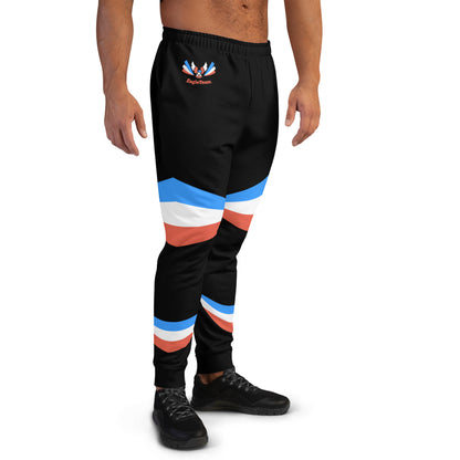 ET80 Black/Blue Stripe Men's Joggers