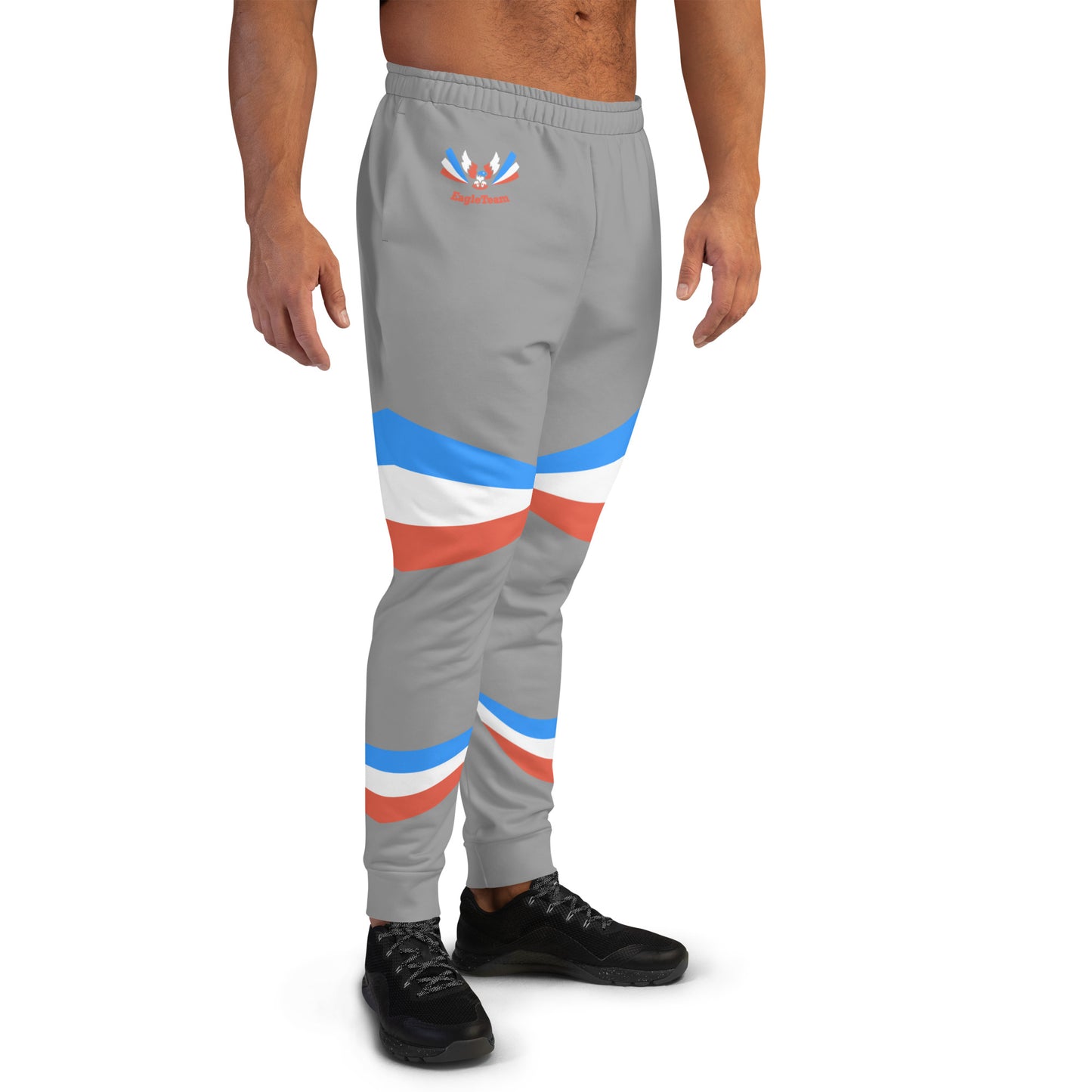 ET80 Grey/Blue Stripe Men's Joggers