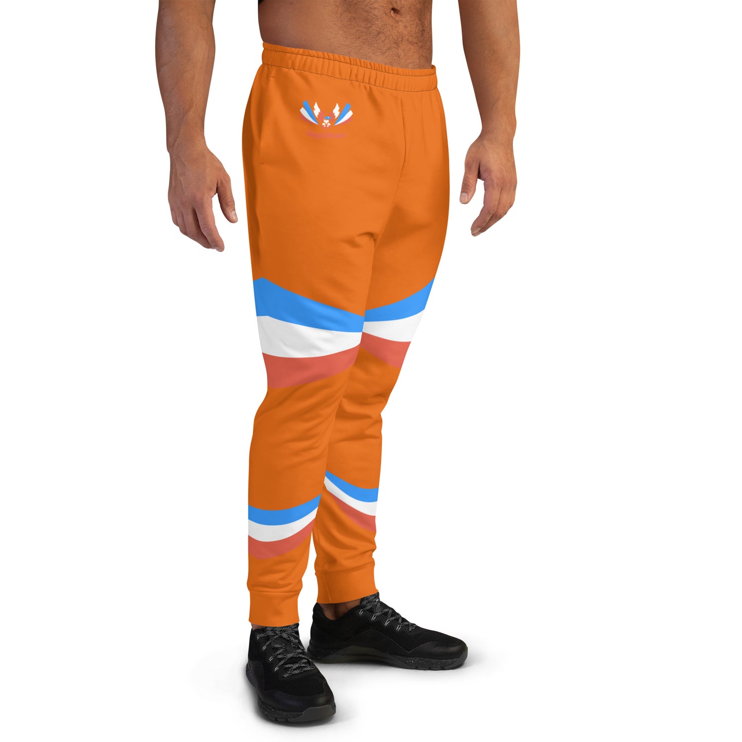 ET80 Orange/Blue Stripe Men's Joggers