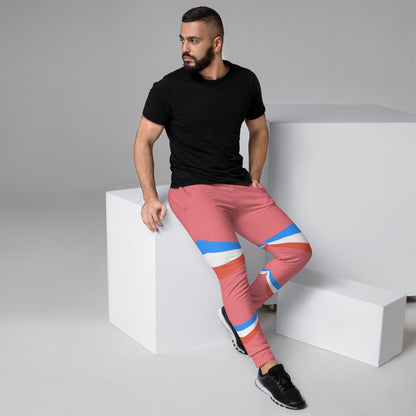 ET80 Pink/Blue Stripe Men's Joggers