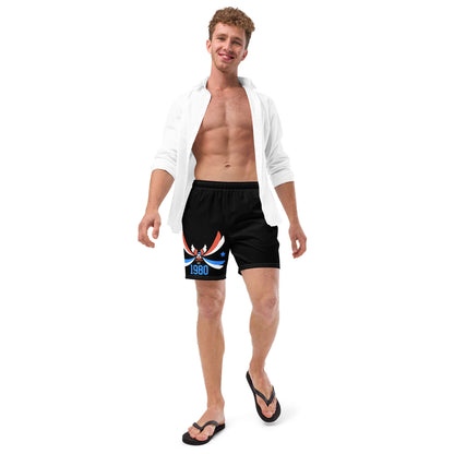 ET80 Men's Black swim trunks