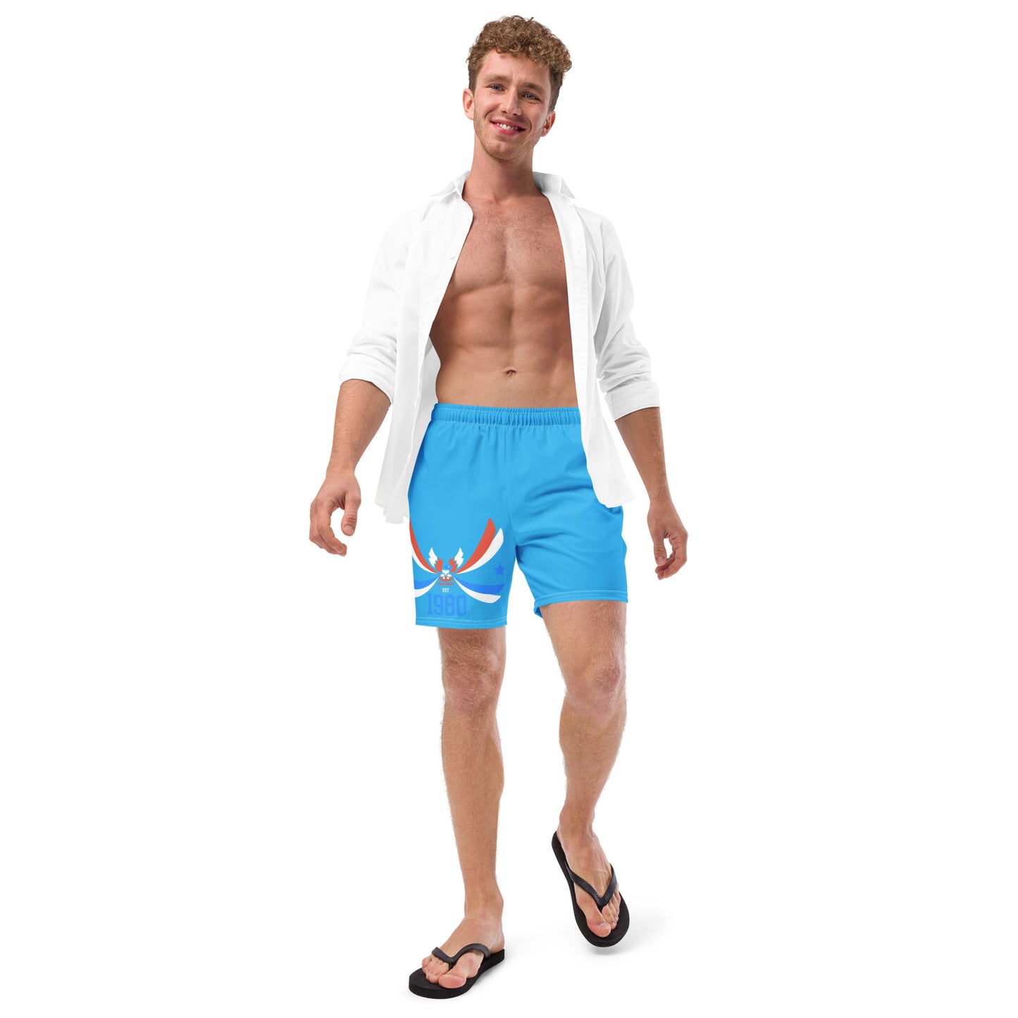 ET80 Men's Blue swim trunks