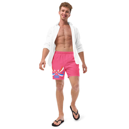 ET80 Men's Pink swim trunks