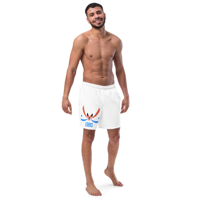 ET80 Men's White swim trunks