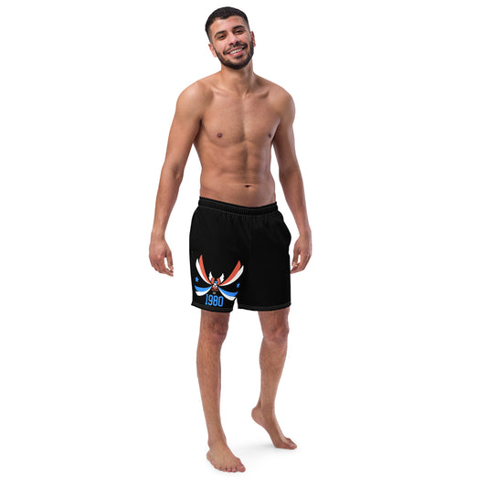 ET80 Men's Black swim trunks