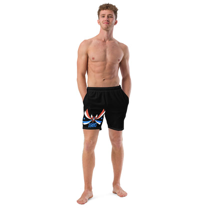 ET80 Men's Black swim trunks