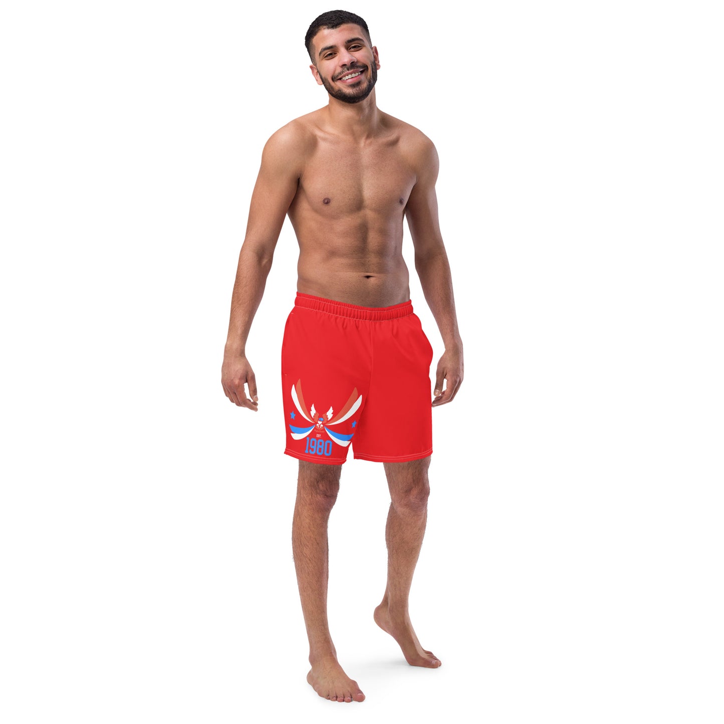 ET80 Men's Red swim trunks