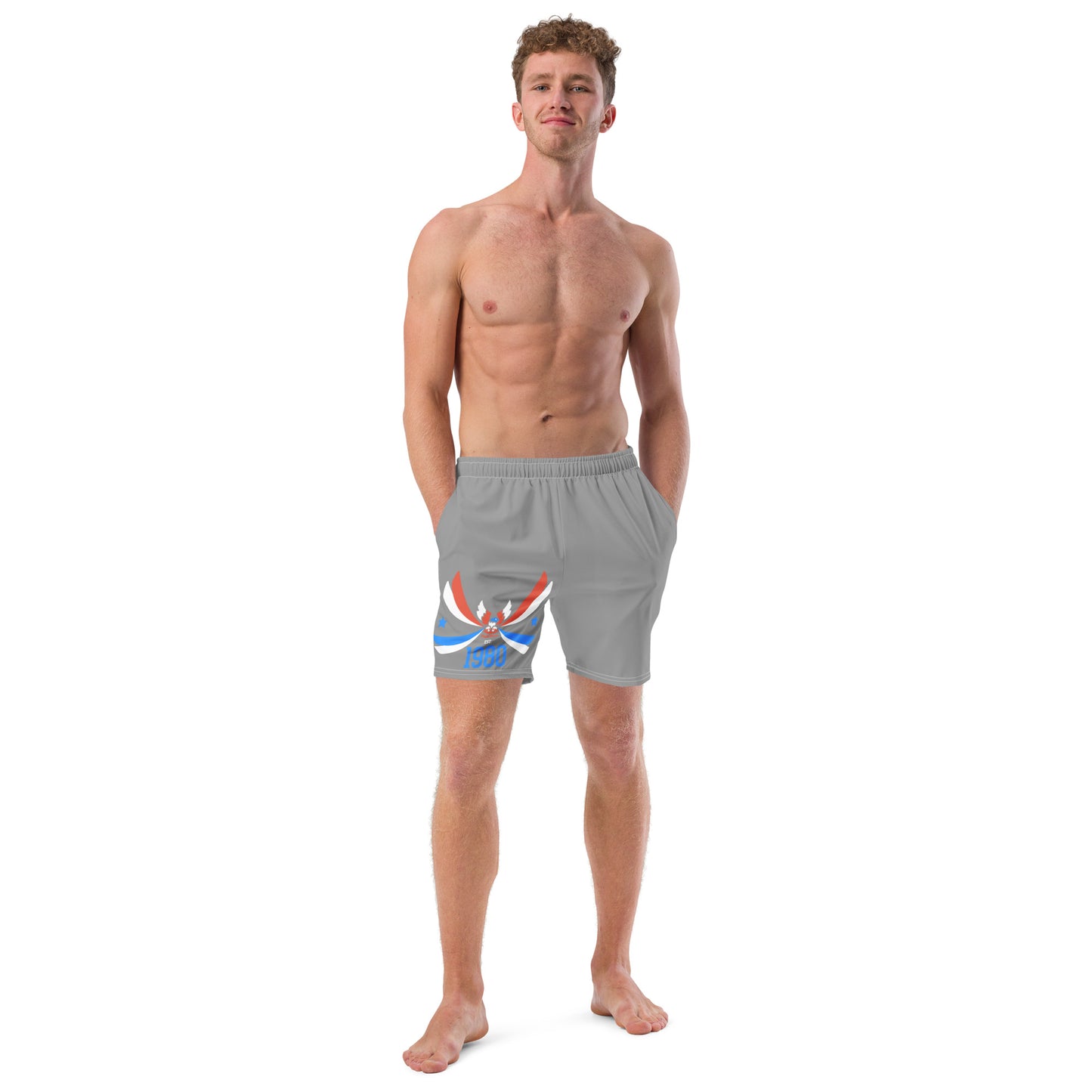 ET80 Men's Grey swim trunks