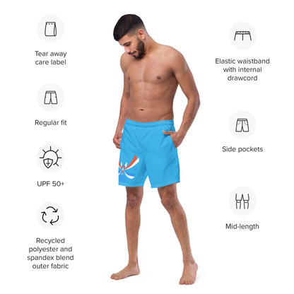 ET80 Men's Blue swim trunks