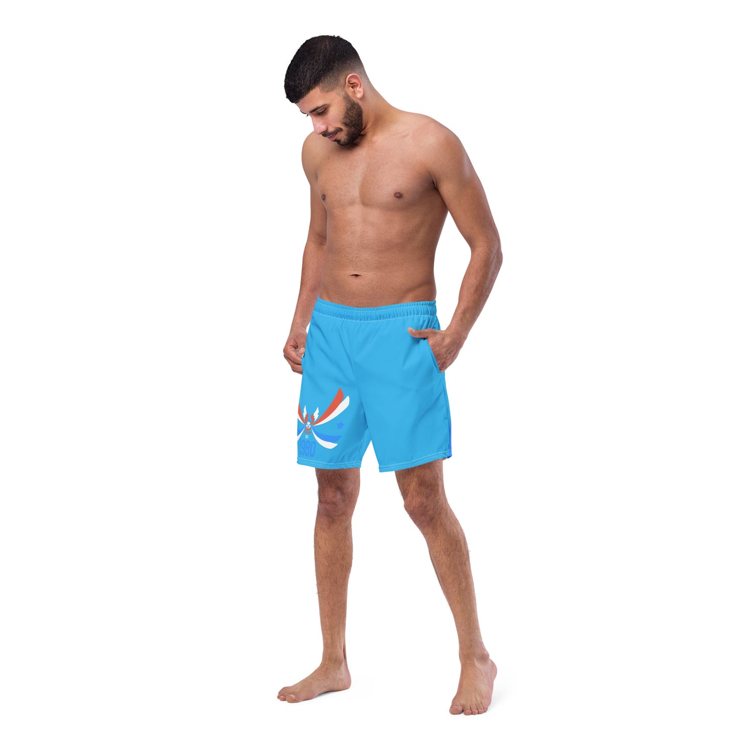 ET80 Men's Blue swim trunks