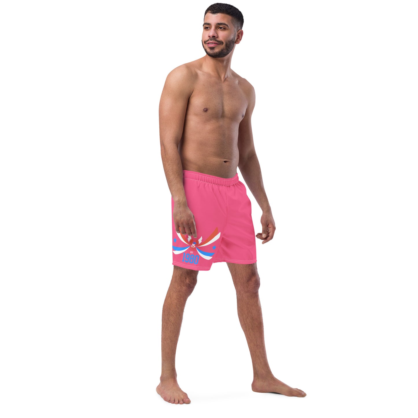 ET80 Men's Pink swim trunks