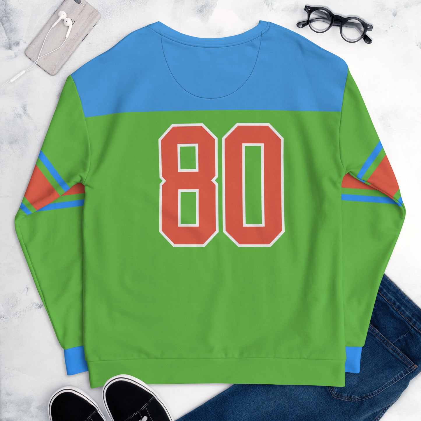 ET80 Green Sweatshirt Jersey