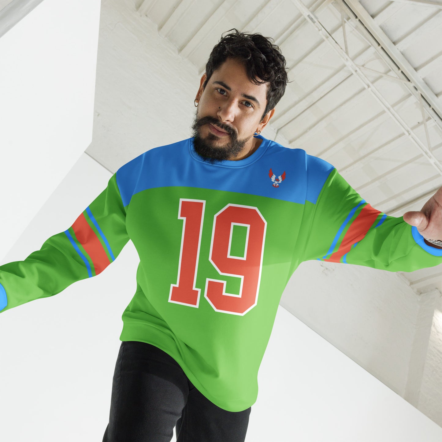 ET80 Green Sweatshirt Jersey