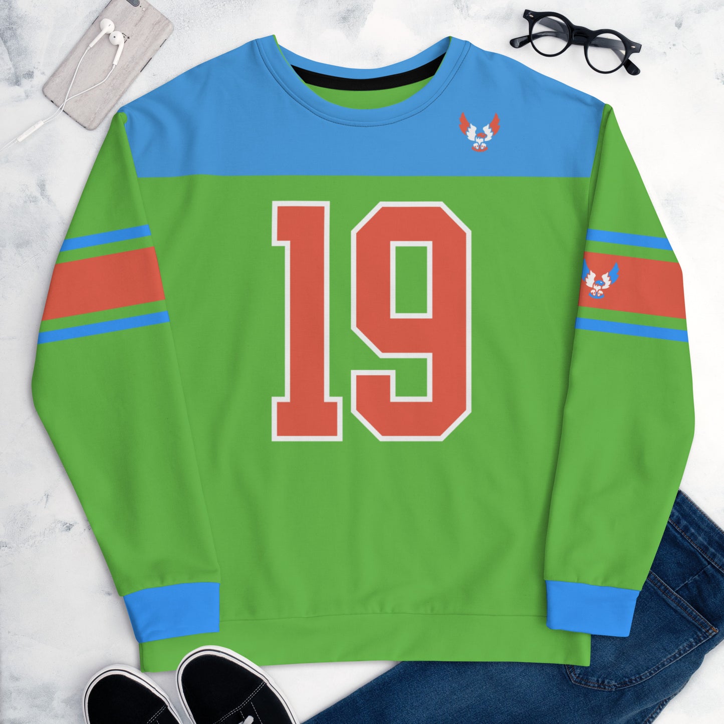 ET80 Green Sweatshirt Jersey