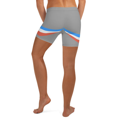 ET80 Grey/Blue Stripe Shorts