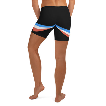 ET80 Black/Blue Stripe Shorts