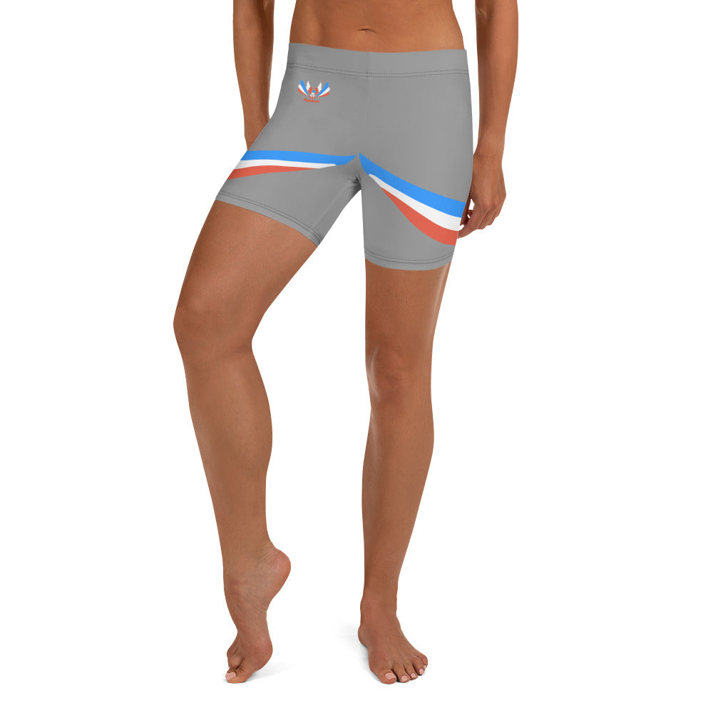 ET80 Grey/Blue Stripe Shorts