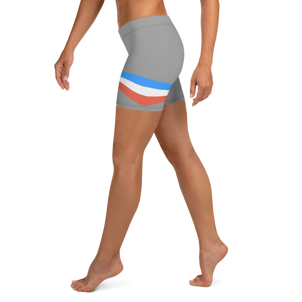 ET80 Grey/Blue Stripe Shorts