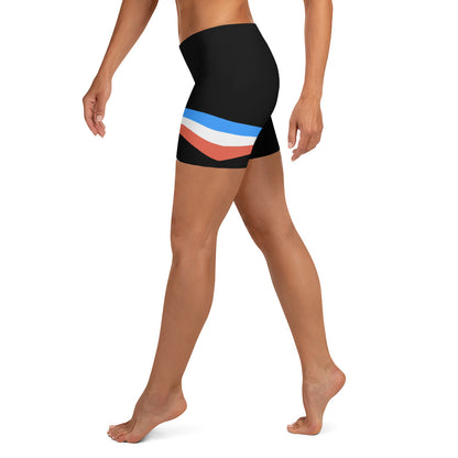 ET80 Black/Blue Stripe Shorts