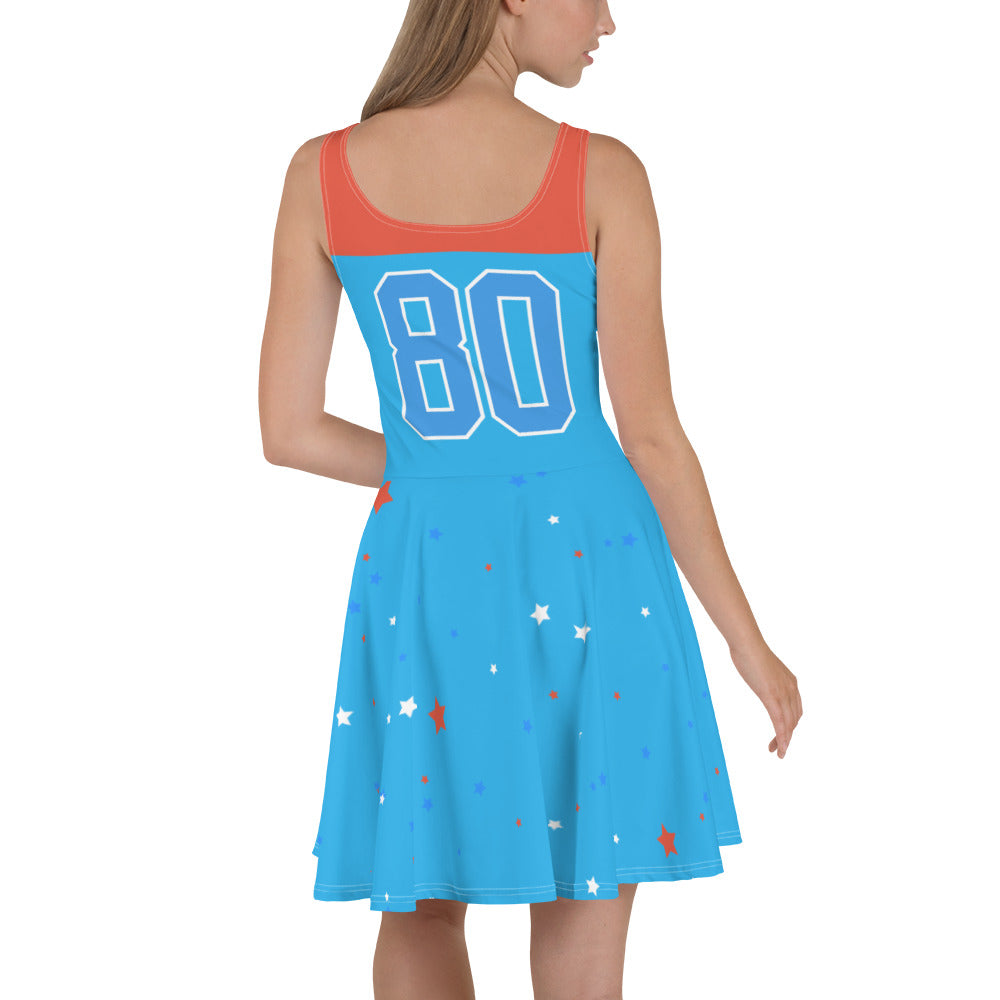 ET80 Blue Skater Dress