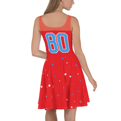 ET80 Red Skater Dress