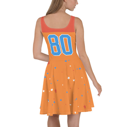 ET80 Orange Skater Dress