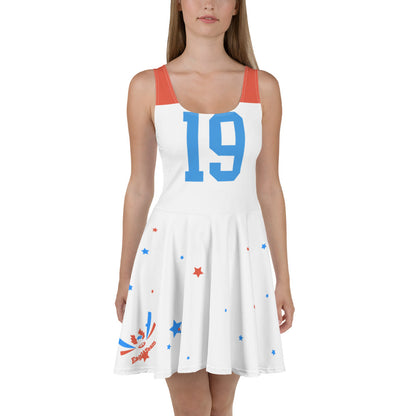 ET80 White Skater Dress