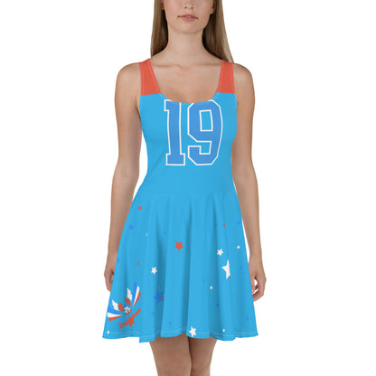 ET80 Blue Skater Dress