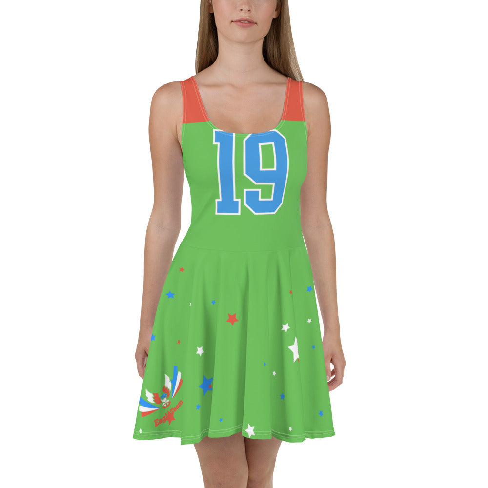 ET80 Green Skater Dress