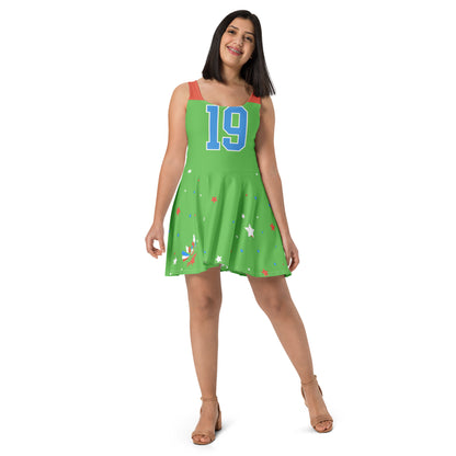 ET80 Green Skater Dress