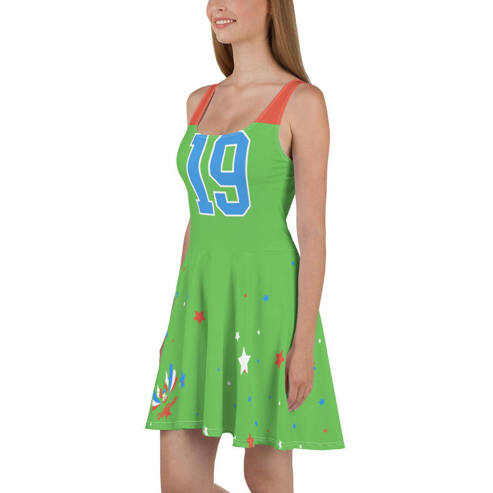 ET80 Green Skater Dress