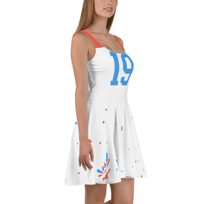 ET80 White Skater Dress