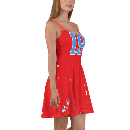 ET80 Red Skater Dress