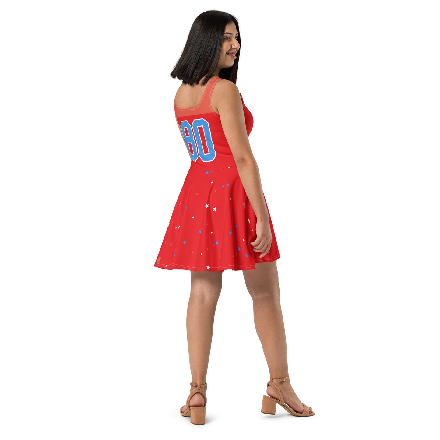 ET80 Red Skater Dress