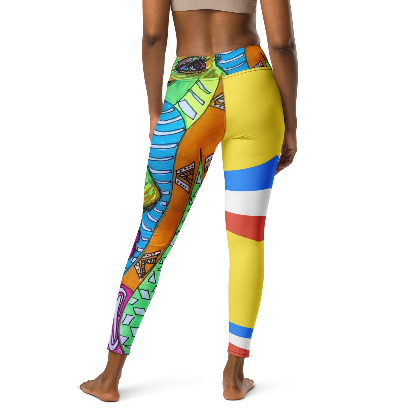 Platinum Collection 1980 Yoga Yellow Leggings